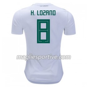 Completo Calcio Messico H.Lozano 8 Divisa Trasferta Mondiali 2018